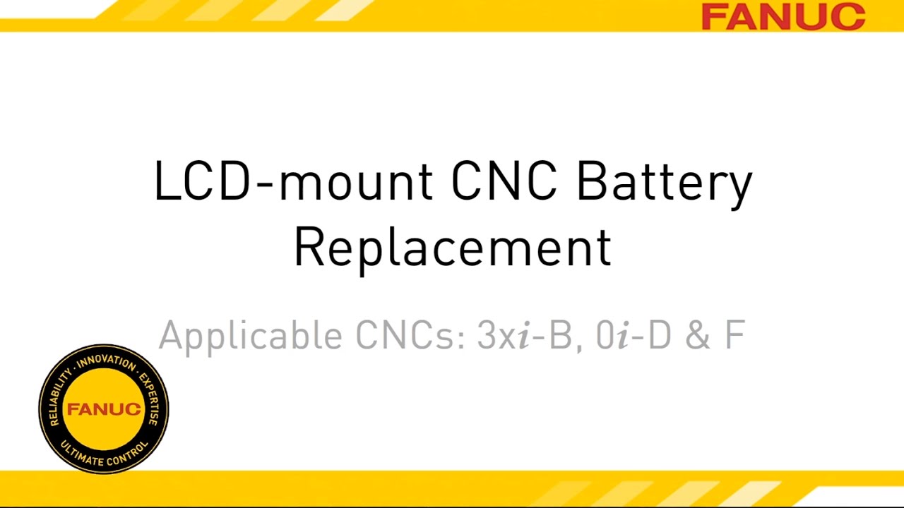Dmg Mori Model Dv5100 Replace 3 Volt Battery